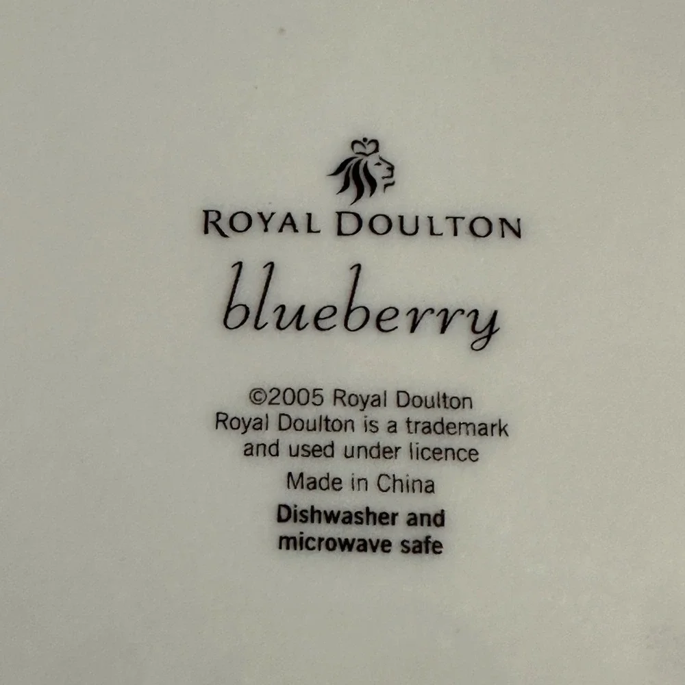 Royal Doulton Blueberry 10